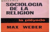 WEBER, MAX - Sociología de La Religión