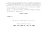 Constitución Del Estado Trujillo