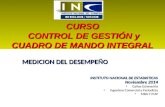 Clase 6 MEDICION DEL DESEMPEÑO Del Curso Control Gestion y Cuadro Mando INE