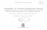 Apego e Intersubjetividad - Felipe Lecannelier