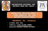 aspectos moleculares y fisiopatologicos de los neurotrasmisores