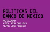 Politicas Del Banco de Mexico