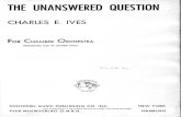 Charles Ives -La pregunta sin respuesta