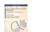 La Comunicación Animal Un Enfoque Zoosemiótico. Carles Riba