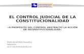 Control Judicial de la Constitucionalidad