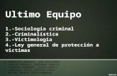 Sociologia Criminal, Criminalistica, Etc.