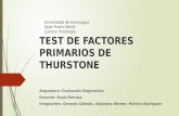 Test de Factores Primarios de Thurstone