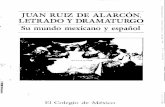 Juan Ruiz de Alarcón, Letrado y Dramaturgo