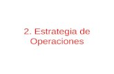 2- Estrategia de Operaciones