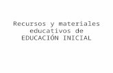 2 - Recursos y Materiales Educativos de EDUCACIÓN INICIAL