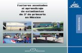 Factores Asociados Al Aprendizaje de Estudiantes de 3er Grado en Mexico