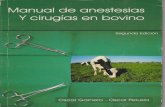Libro de Anestesia y Cirugia en Bovinos