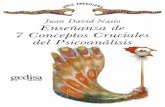 1.- Nasio, J.D. 7 Conceptos Cruciales Del Psicoanálisis. 238p