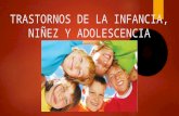Trastornos de La Infancia, Niñez y Adolescencia