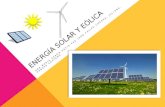 Energía Solar y Eólica