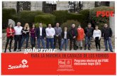 programa Electoral PSOE Cadalso 2015