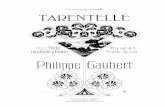 Tarantela de Philippe Gaubert para oboe, flauta y piano