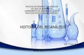 Historia Del Bioanálisis