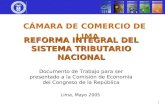 Reforma Tributaria Peru