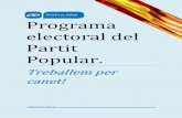 Programa Electoral PP Canet Català