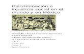 Discriminación e Injusticia Social en El Mundo y en México