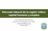 Mercado laboral de la región Callao: capital humano y empleo