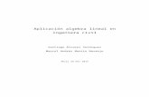 Aplicaciones Algebra Lineal en Ingeniera Civil