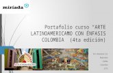 Portafolio Curso Arte Latinoamericano con Énfasis en Colombia.