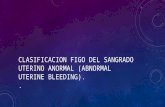 Sangrado Uterino Anormal, Clasificacion FIGO