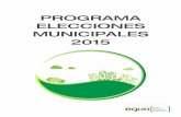Programa Municipales 2015