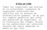 Evolución Bio II 2013