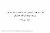La Economía Argentina en El Ciclo Kirchnerista