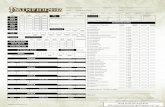 Pathfinder - Hoja de Personaje (Editable)