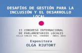 II Congreso Internacional de Parlamentarios Locales