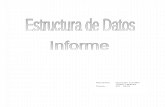 Informe de estructura de datos