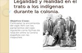 Legalidad y Realidad Indigena en Chile