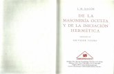Ragon Jean Marie - De La Masoneria Oculta Y de La Iniciacion Hermetica
