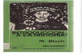 Bloch - Introduccion a La Historia