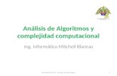 Analisis de Algoritmos y Complejidad Comp.