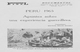 Perú 1965: Apuntes sobre una experiencia guerrillera.