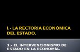 i.- La Rectoría Económica Del Estado