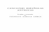 Canciones Espanolas Antiguas Federico Garcia Lorca