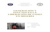 Generación y Efectos en La Liberación de Gases en Minería