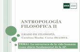 Antropología Filosófica II. Tema 1. 2014-15