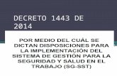 Presentación1 Decreto 1443 de 31 de Julio de 2014