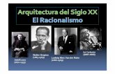 Arquitectura Del Siglo Xx. Racionalismo