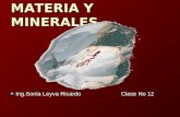 Clase No 12 Materia y Minerales
