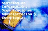 Sistemas de Información, Organizaciones, Administración y Estrategias