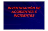 Investigación de Accidentes e Incidentes Laborales