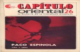 Capitulo Oriental 26- Paco Espinola